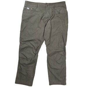 Kuhl Men's Green Revolvr Straight‎ Pants Sz 38x30 Five Pockets Outdoor Hiking